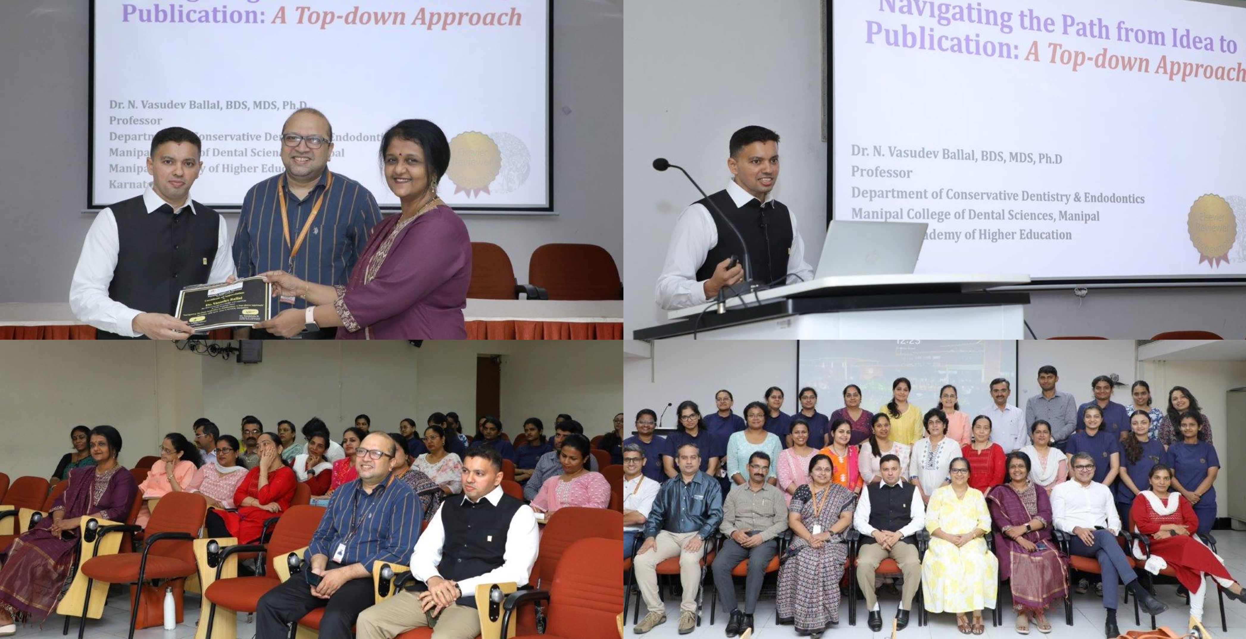 Training program  on “ Navigating The Path From Idea To Publication-A Top -Down Approach” 