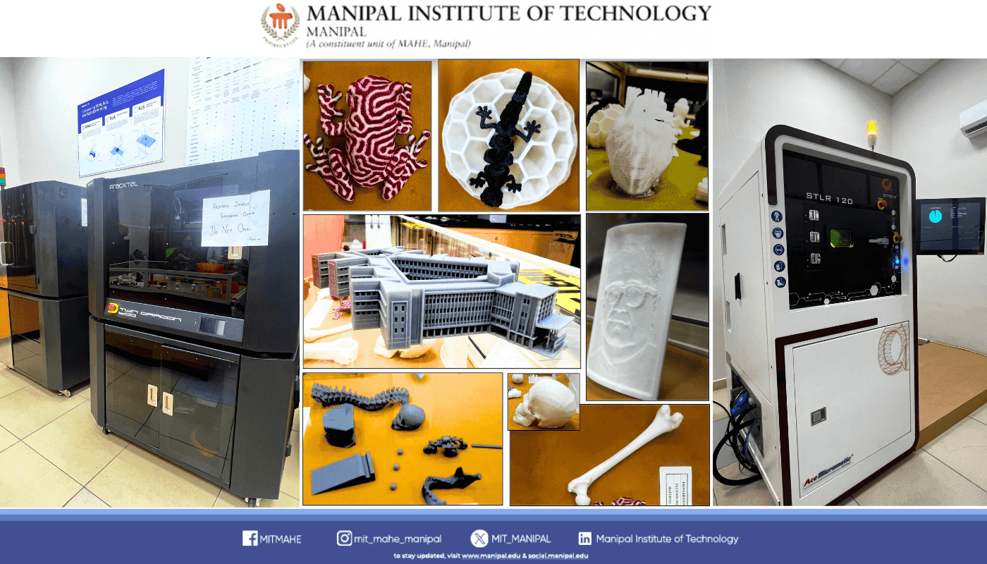 Advanced 3D Printing Lab at Manipal Institute of Technology Transforms Prototyping and Innovation.