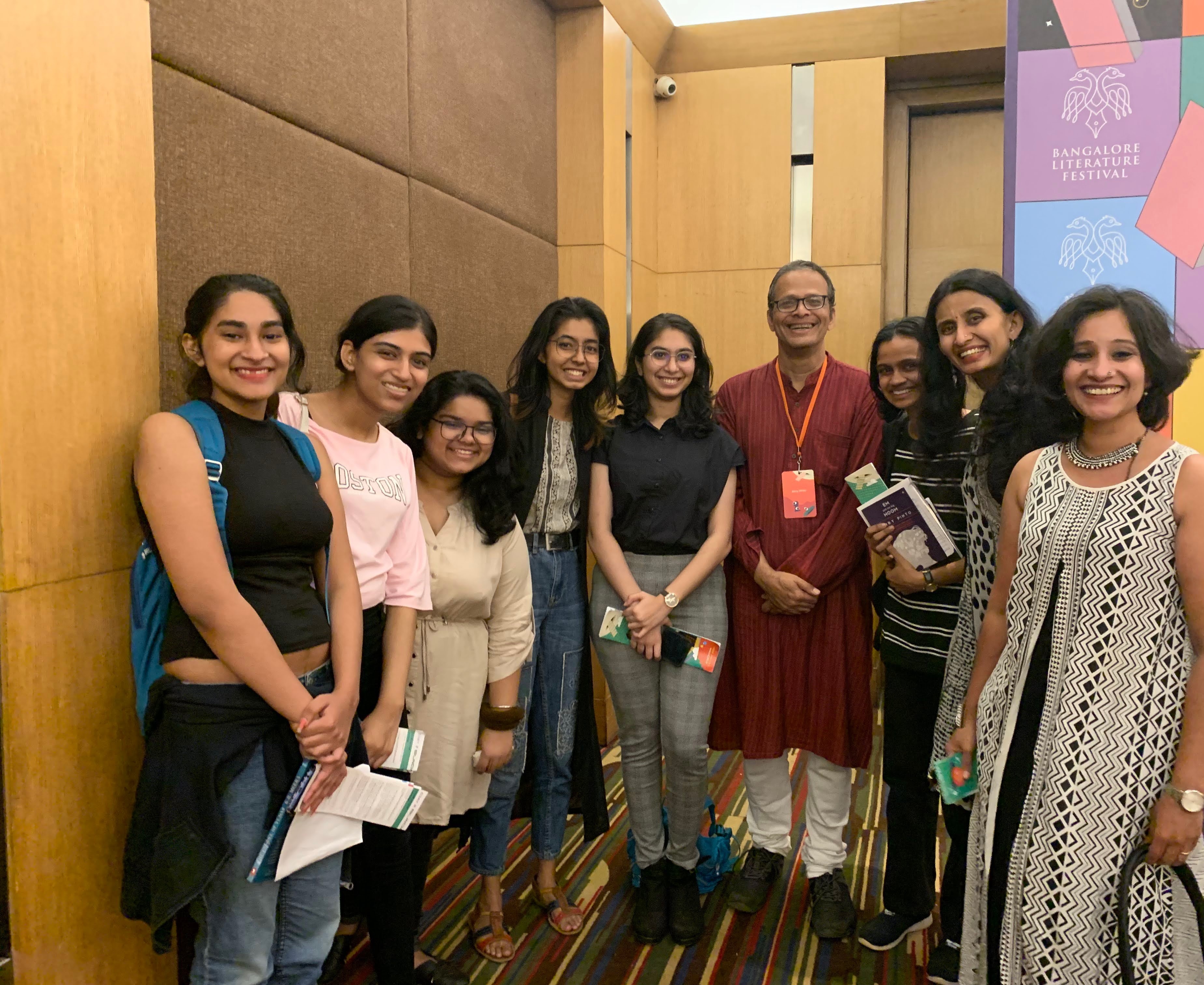 Trip to Bengaluru Lit Fest by English Literature Students