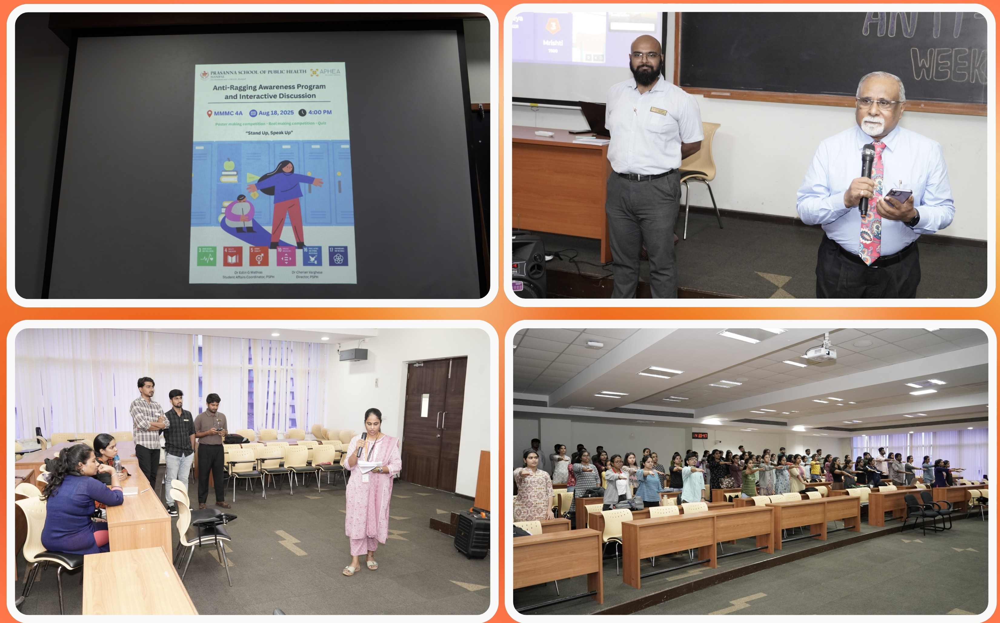 Anti-Ragging Awareness Program and Interactive Discussion: August 18, 2025