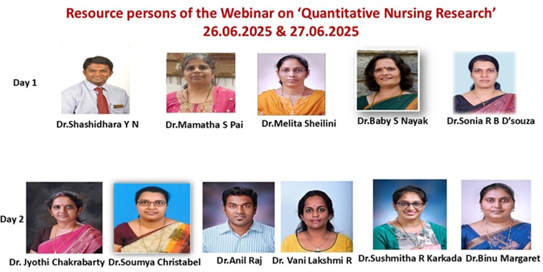 WEBINAR ON: QUANTITATIVE NURSING RESEARCH