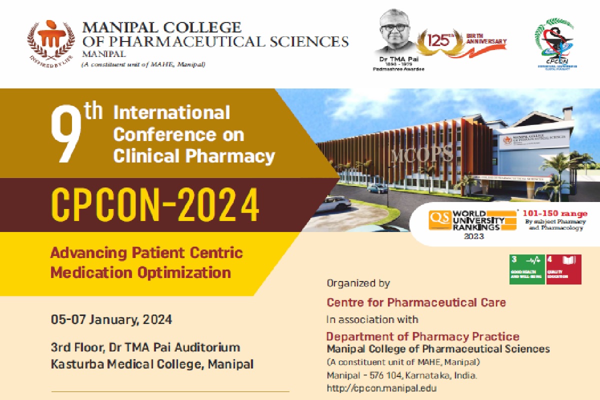9th International Conference on Clinical Pharmacy (CPCON 2024) 