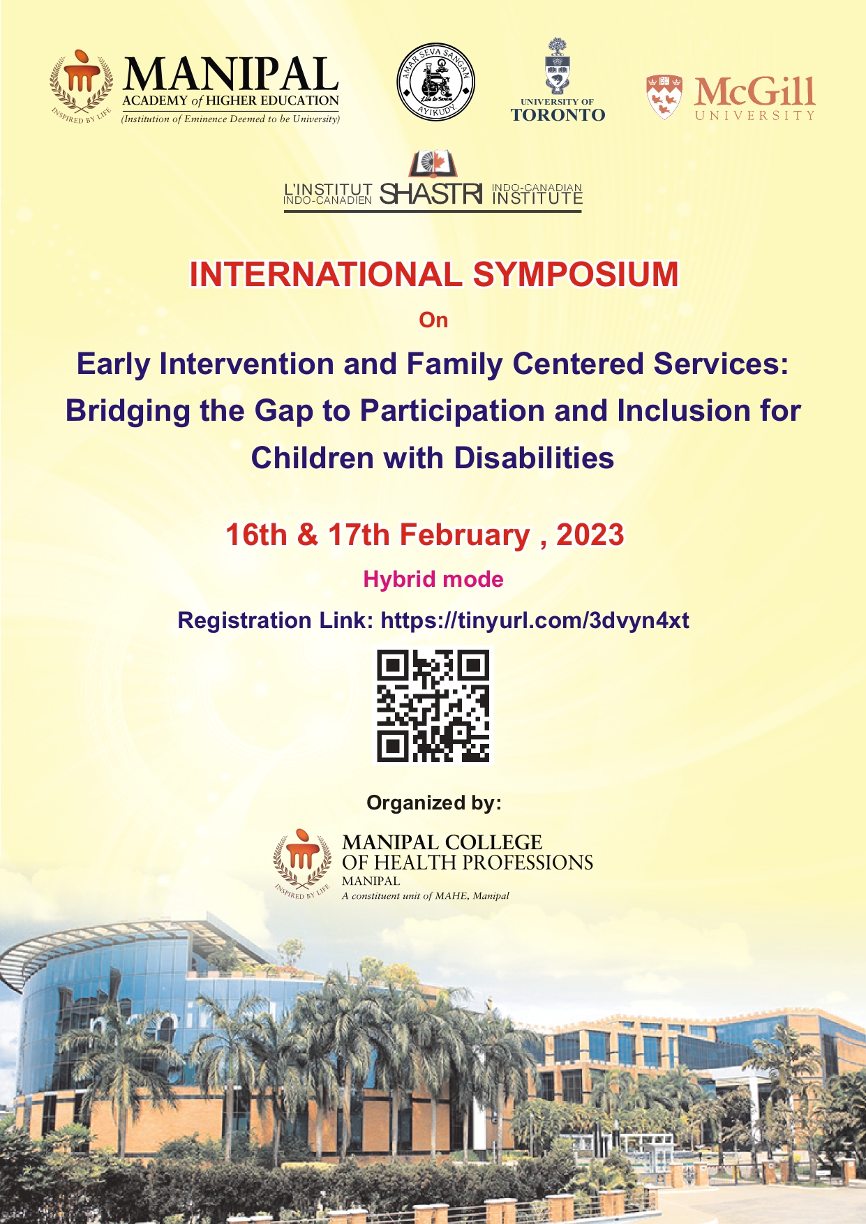 Indo Canadian International Symposium on Early Intervention and Family Centered Services